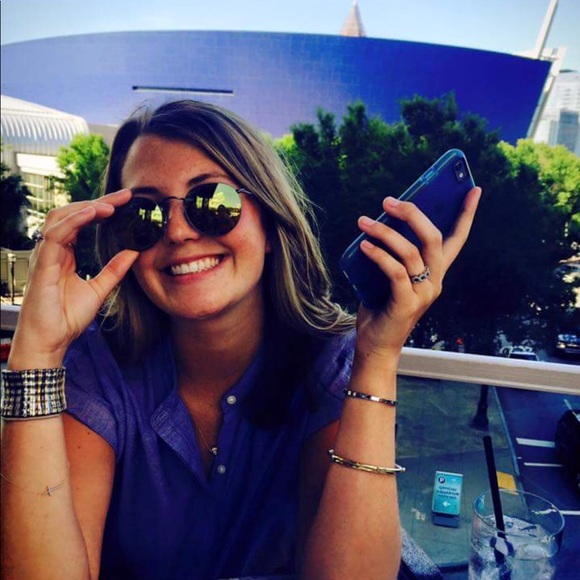 Ray-Ban Accessories - Green Round Ray Ban Sunglasses